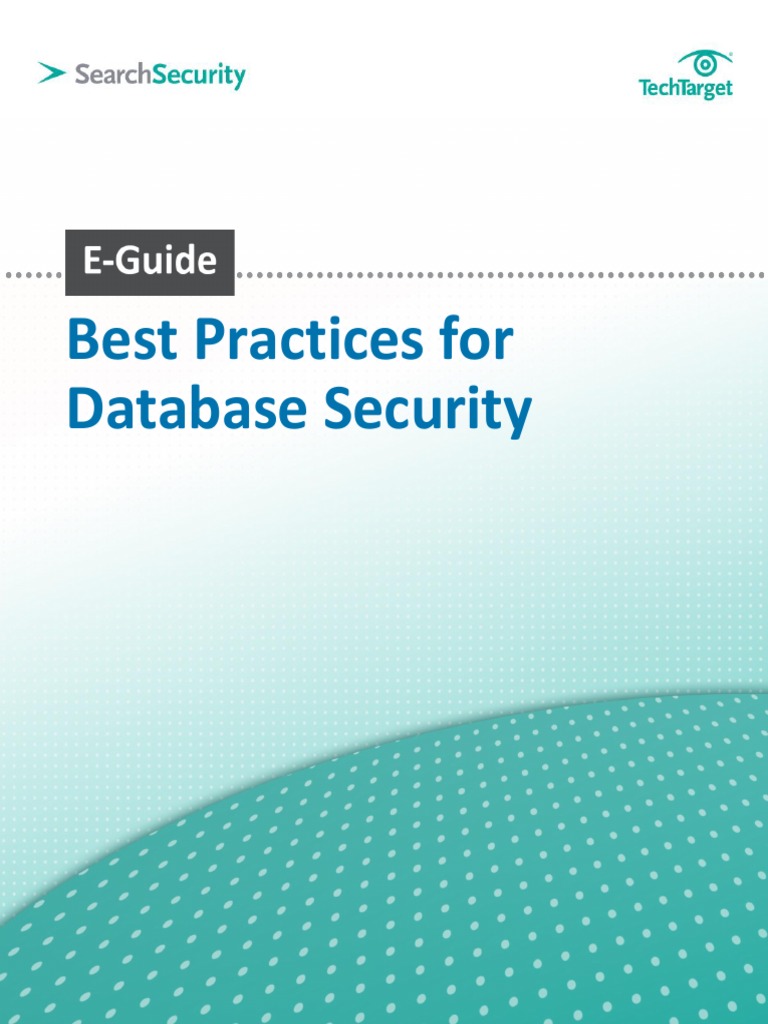 Enterprise Database Security Guide | PDF | Databases | Regulatory ...
