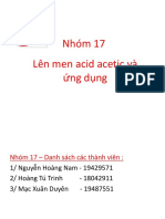 Nhom 17 - Len Men Acid Acetic Va Ung Dung-KH 5