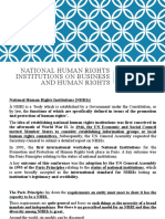 National Human Rights Institutions and Business and Human Rights