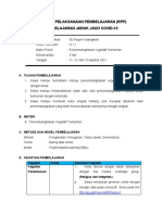 RPP Pembelajaran Berbasis Proyek