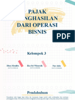 Pajak Penghasilan Dari Operasi Bisnis - Kel 3