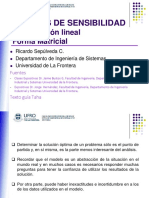 Clases N°6 ANALISIS DE SENSIBILIDAD  MATRICIAL