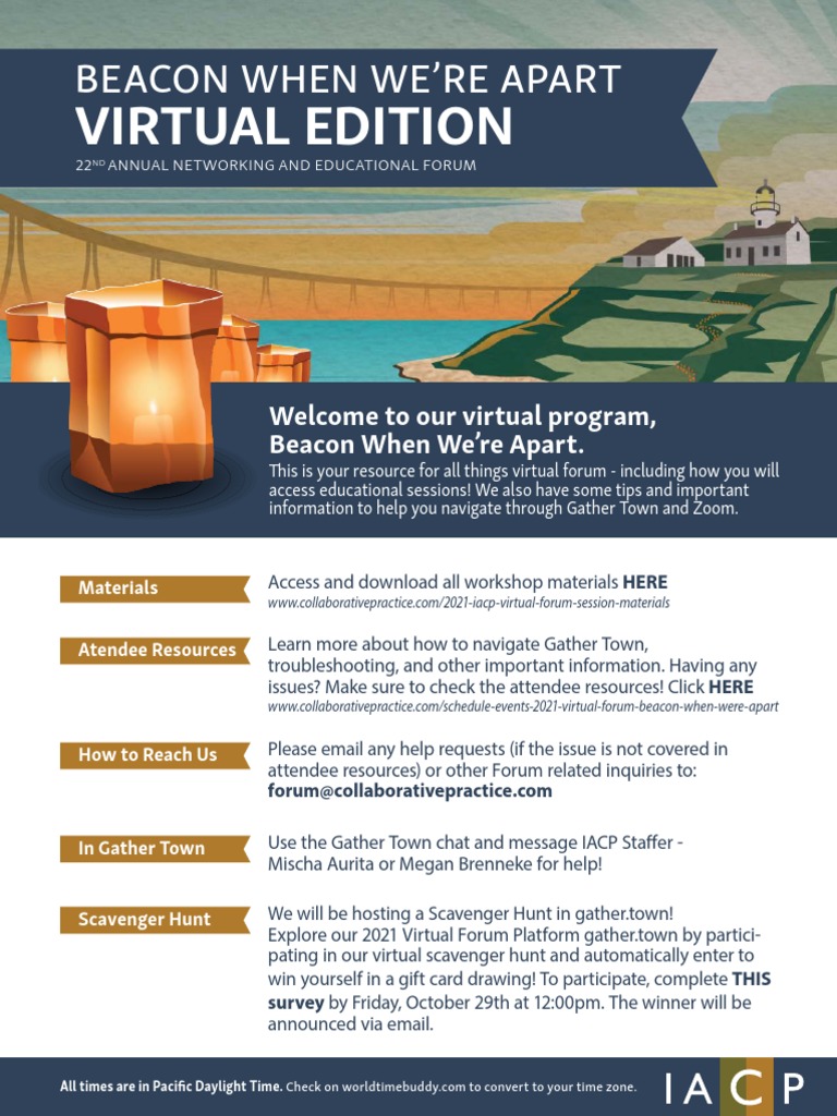 IACP 2021 FORUM Virtual Schedule PDFV3 PDF Educational Technology