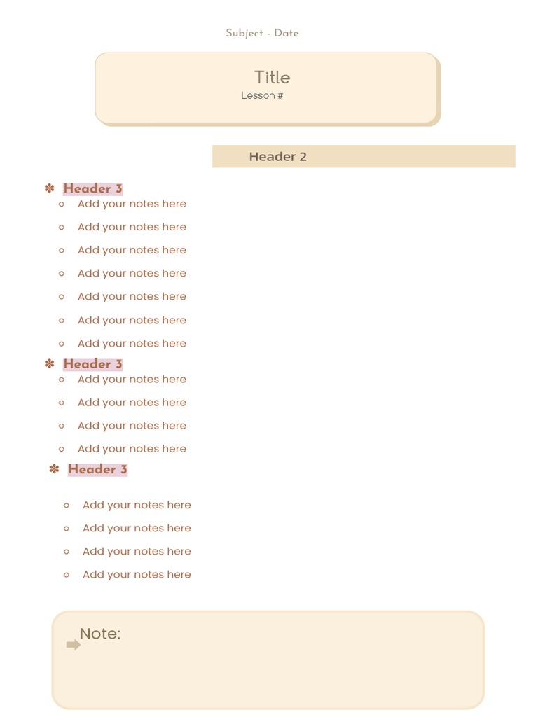 Lesson Notes and Resources Guide | PDF | Home & Garden