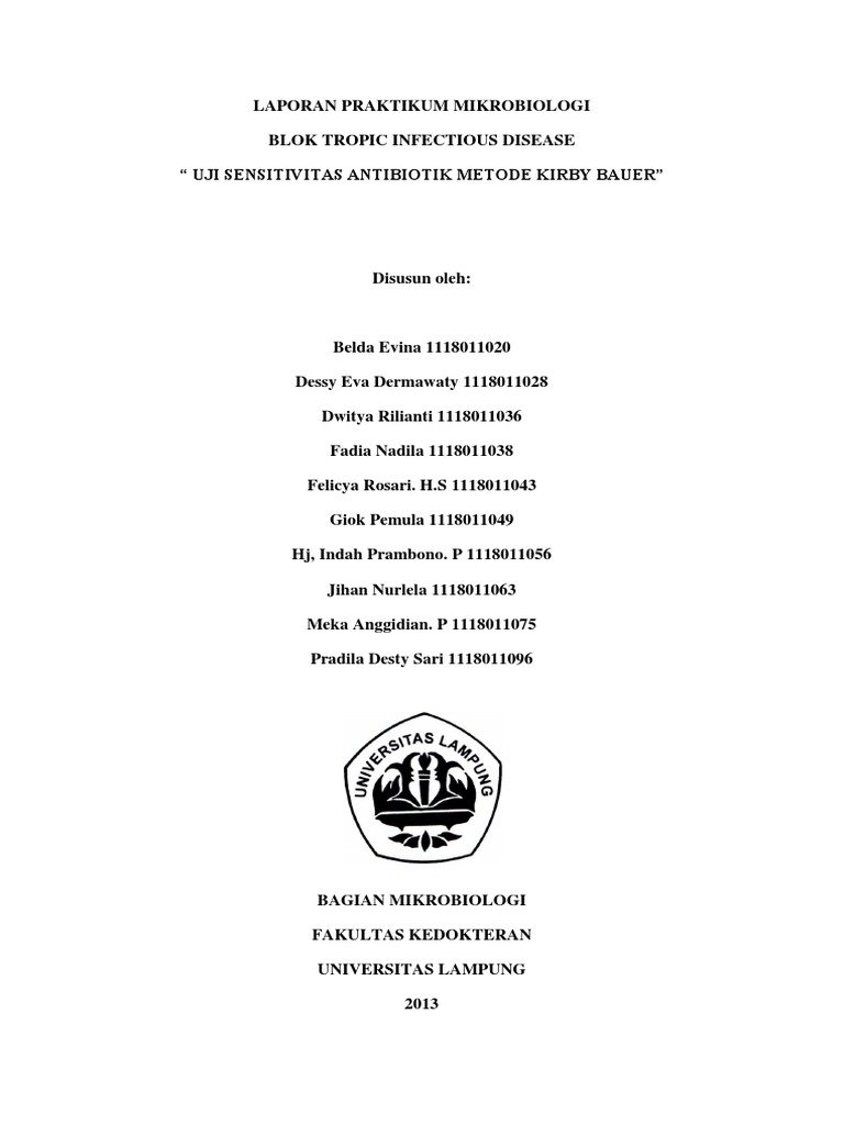 Laporan Praktikum Mikrobiologi | PDF