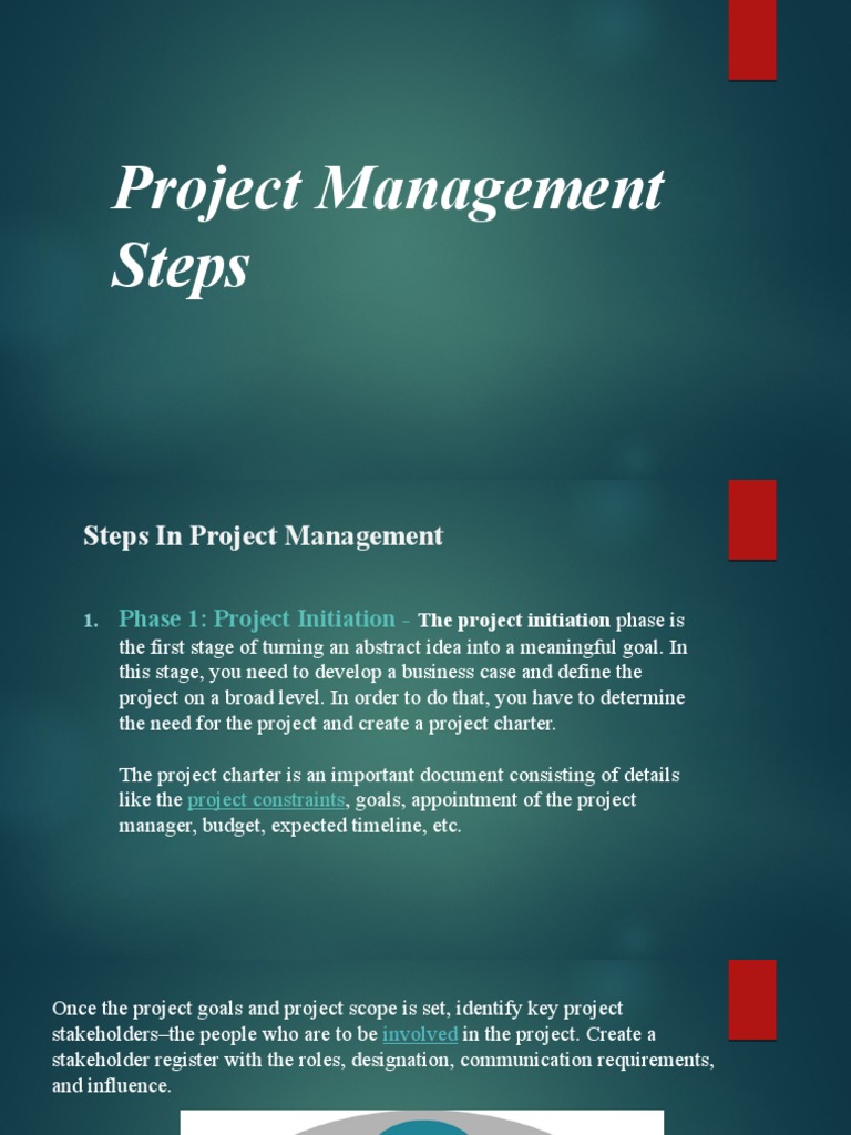 Project Management Steps Pdf , The Ultimate Guide to Project Management ...