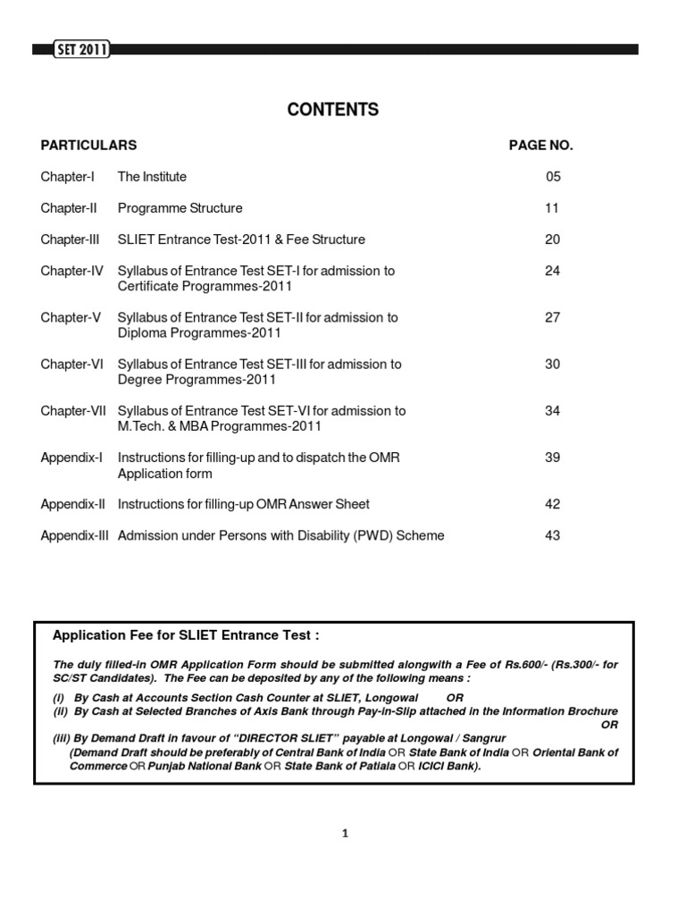 Information Brochure Set 11 | PDF | University And College Admission ...