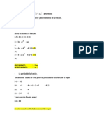 Funciones cuadráticas: intervalos de crecimiento y decrecimiento