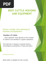 Beef Cattle Housing and Equipment