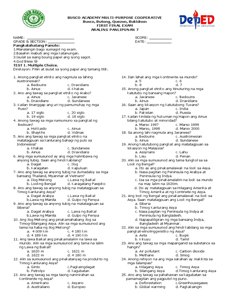 Ap 7 Final | PDF