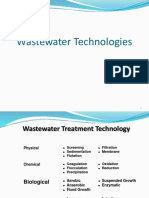  Wastewater Technologies