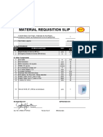 FB San Pablo BOM For RSD Rectification