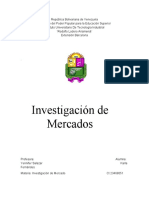 Informe Investigacion de Mercados