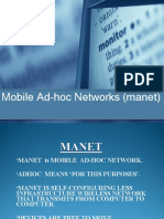 Mobile Ad-Hoc Networks (Manet)