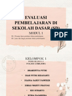 Evaluasi Pembelajaran Di Sekolah Dasar (SD) Modul 1