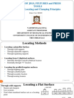 Design of Jigs, Fixtures and Press Tools UNIT 1: Locating and Clamping Principles