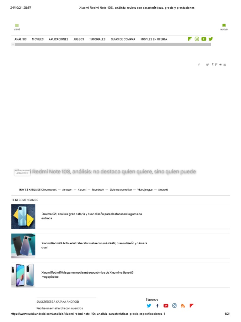 Xiaomi Redmi Note 7, análisis: review con características, precio y  especificaciones