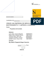 Rojas - E - Informe Proyecto de Inversión.