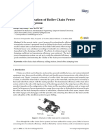 Efficiency Estimation of Roller Chain Power