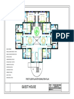 Guest House: First Floor Plan With Demolition Plan