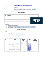 Week 1 Introduction and Research Questions 1