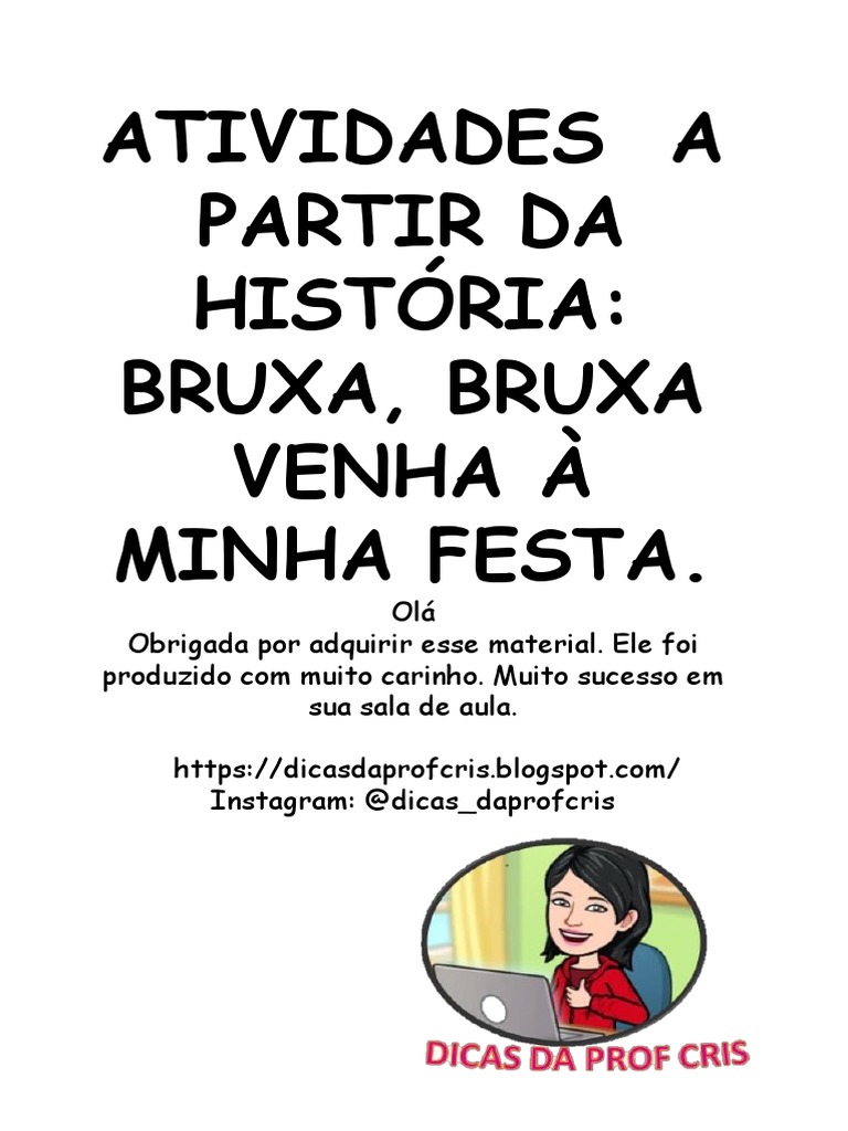 Bruxa Bruxa Venha A Minha Festa | PDF | Famílias linguísticas