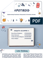 Hipotiroid: Epidemiologi, Patofisiologi, Gejala, dan Diagnosis