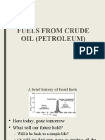 Fuels From Crude Oil (Petroleum)