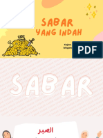 Sabar Yang Indah - Istiqamatunnisa 250721