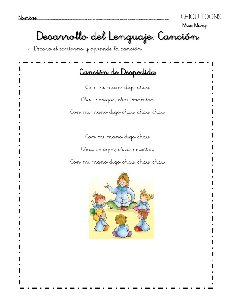 Cancion De Despedida Pdf