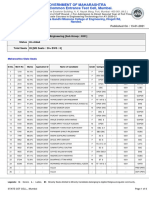 Government of Maharashtra Provisional Allotment List