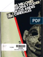 Luis Millones - Historia y Poder en Los Andes Centrales - Desde Los Orígenes Al Siglo XVII-Alianza (1987)