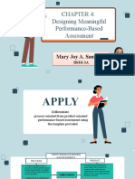 Designing Meaningful Performance-Based Assessment: Mary Joy A. Santillan Mary Joy A. Santillan