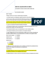 Examen Liquidación de Obras-Hugo Ibarra