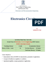Electronics Circuits MOSFET and Its Analysis