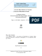 DR Maguèye Ndiaye, Les Sources Du Mouridisme en Français