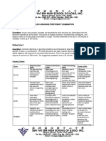 English Language Proficiency Examination