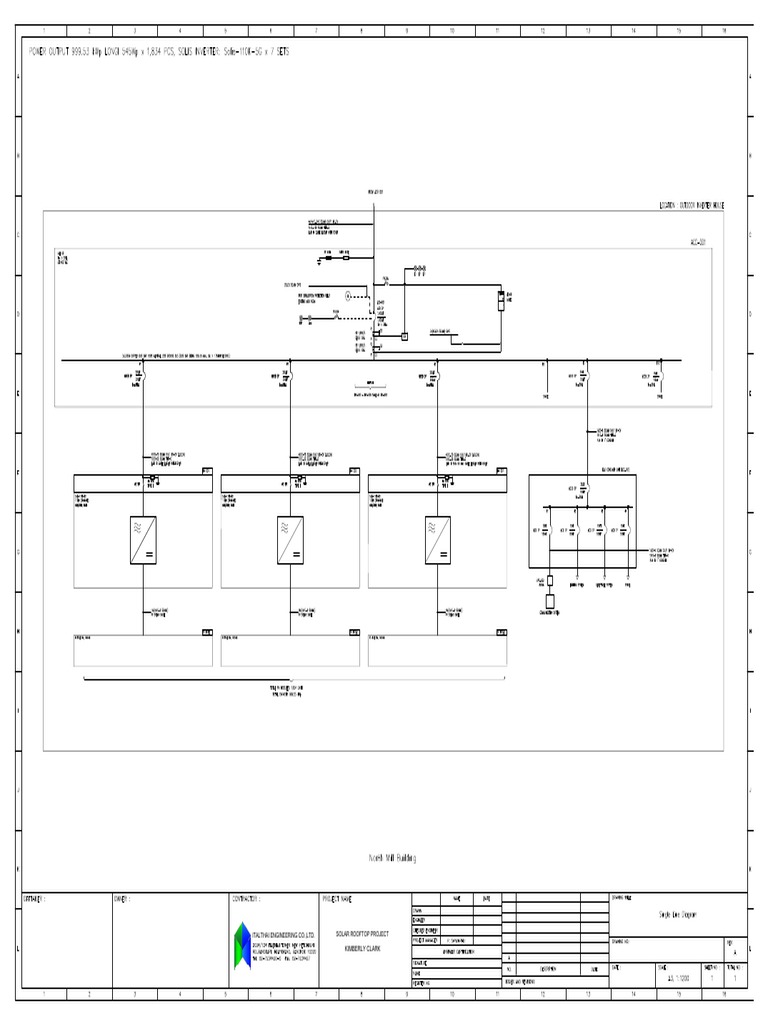 KC-EE-001 Single Line Diagram-SLDNMBD1-2 | PDF