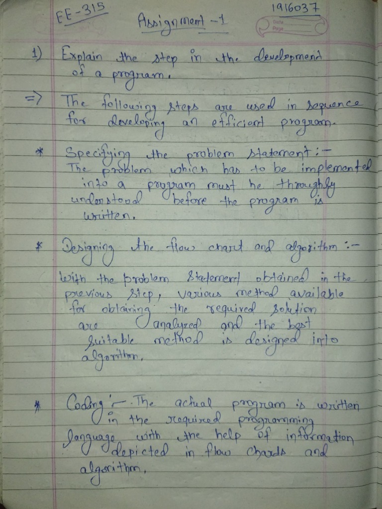 EE-315 Assignment 1 | PDF | Computer Programming | Control Flow