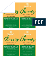Churros Sticker