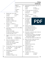 Eye & Ear Exercise: Biology