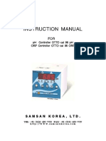 Instruction Manual: PH Controller OTTO Cal 96 PH ORP Controller OTTO Cal 96 ORP