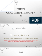 Tahfidz QS. Al-Muthaffifin 7-12