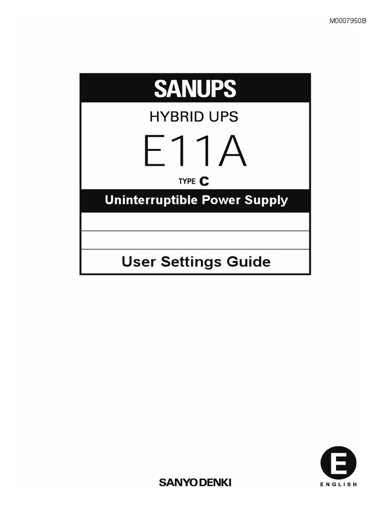 UPS User Settings Guide | PDF | Power Supply | Menu (Computing)