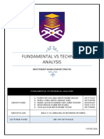 Fundamental Vs Technical Analysis: Investment Management (Fin358)