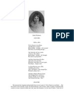 POEMS Dickinson, Emily I felt a Funeral in my Mind no280 (c 1861) analysis by 8 critics