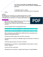 Conjunctions and Transitions