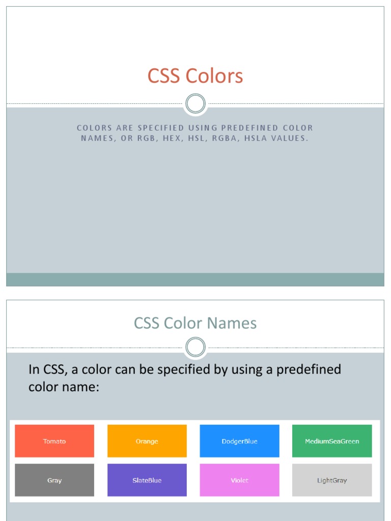 CSS Color | PDF