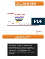 Hotel Billing System 03