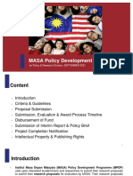 MASA Policy Development Programme-Ed
